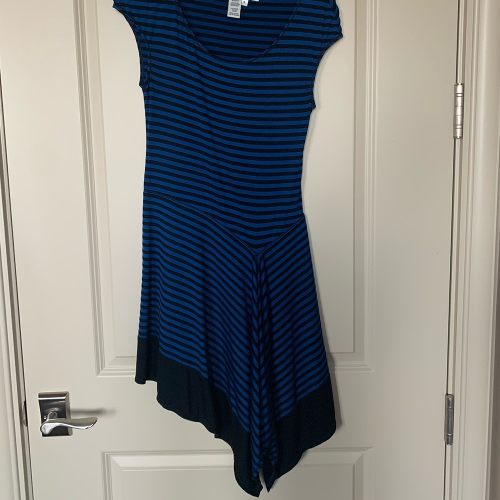 Blue Striped Dress